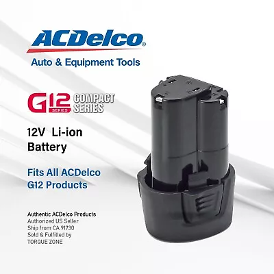 ACDelco AB1207LA G12 Series 12V Li-ion Interchangeable Battery Pack • $48.81