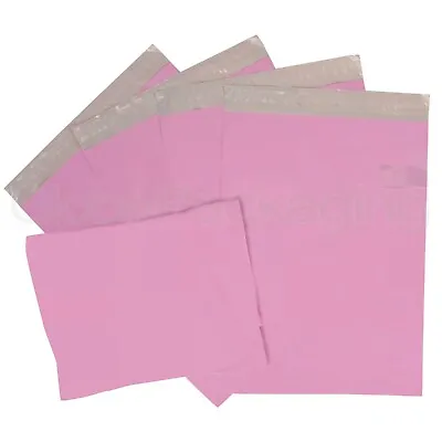 50 X Strong Large PINK Postal Mailing Bags Sacks 12x16  *OFFER PRICE* • £5.39