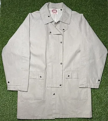Australian Outback Collection Drover Duster Jacket Mens Size L Beige • $40