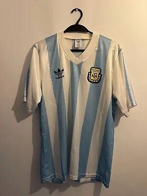 Classic Retro Argentina International Home Shirt 1990/91 Original Adidas • £100