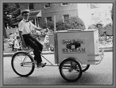 Vintage 50s Good Humor Ice Cream Bike Cycle FLAT Flexible Refrigerator Magnet • $5.35