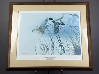 Michael Dumas  Morning Mist  Lithographed Print 1983 Hand Signed & Numbered • $75