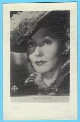 Zarah Leander Vintage Photo Pc. Publisher Latvia 6530 • $5