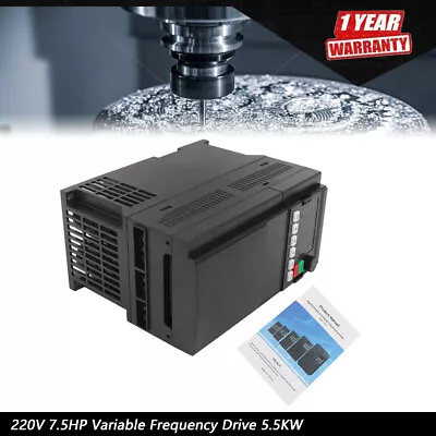 220V 7.5HP Variable Frequency Drive 5.5KW AC 1-3 Phase Converter VFD • $209.02