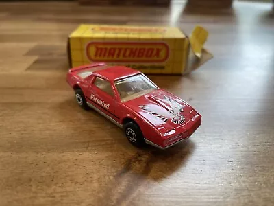 Matchbox 1982 Pontiac Firebird SE Lesney Made In England Yellow Box #12 • $5.89