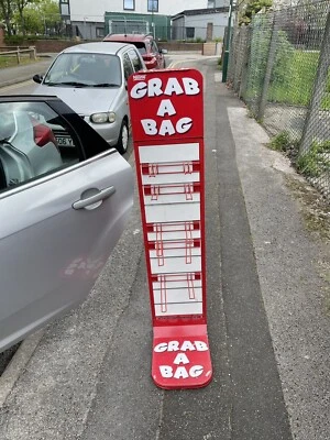 £75 • Buy Vintage Nestle Grab A Bag Shop Display Stand