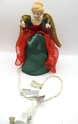 Vintage Holiday Christmas Tree Top Angel Bisque • $14.75