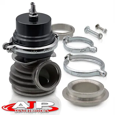 50mm Turbo Charger Vband Cast Wastegate Waste Gate Manifold Dump Valve Psi Black • $37.99