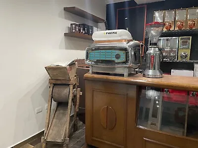 Faema  Vintage Antique  2-Group Espresso Machine Full Original 1950s + GRINDER • $6750