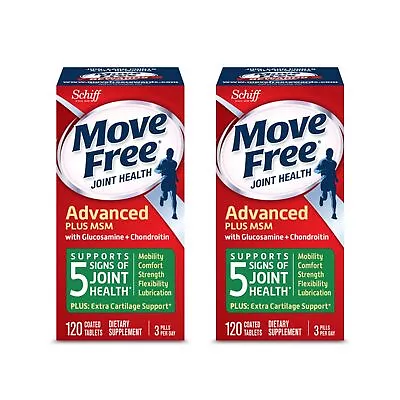 Move Free Advanced Plus MSM Coated Tablets Joint Health Supplement With Gluc... • $68.31