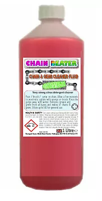 £9.45 • Buy Bio CITRUS DEGREASER CHAIN CLEANER BIKE MOTORBIKE CYCLE WORKSHOP Clean 1 Litre