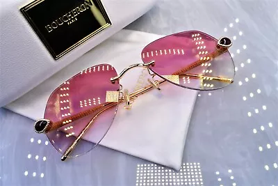 $1079.99 • Buy Boucheron Rimless Vintage Sunglasses Cartier Glasses C Decor New With Boxes Pp