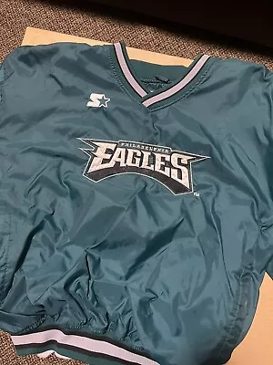 VINTAGE Y2K Pro Line Authentic Philadelphia Eagles Starter Jacket SIZE XL • $74.99