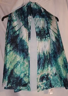 H&M Patterned Green Scarf Womens Summer Accessories One Size  • £8.99