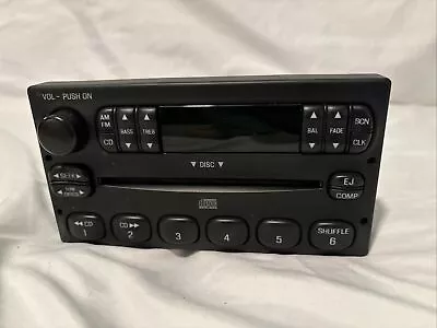 Ford OEM Single CD Player AM/FM RADIO Escape Ranger F150 F250 F250 Econo 99-08 • $75