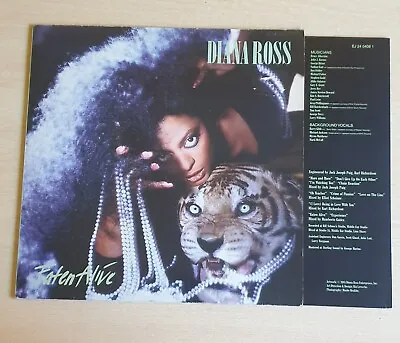 Diana Ross : Eaten Alive - Vinyl Record LP Album - 1985 Capitol Records  • £3