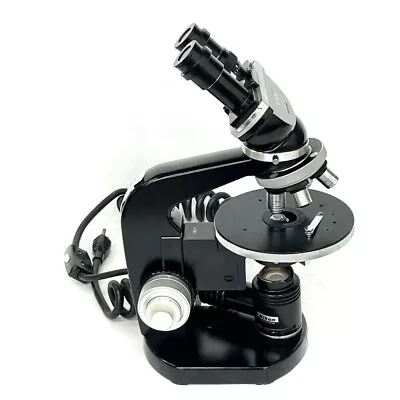 Nikon 73689 Compound Binocular Microscope W/ Illuminating Lamp Attachment Japan • $159.97