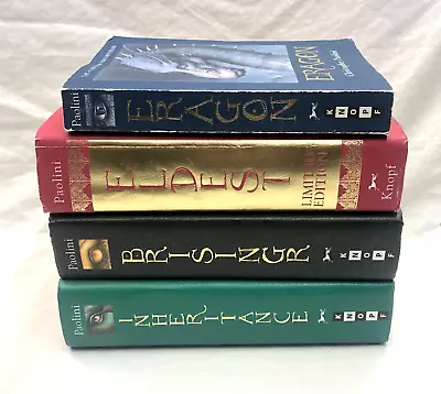 Eragon Inheritance Complete Set Series X4 By Christopher Paolini Many 1st Ed. • $50.87