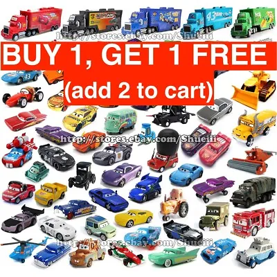 Disney Pixar Cars Lot Lightning McQueen 1:55 Diecast Model Car Toy Gift For Boy • $28.99