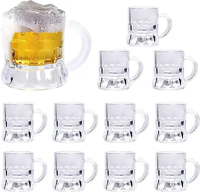 Mini Beer Mugs 1 Oz Shot Glasses Beer Glasses Plastic Beer Mug Shot Be • $13.19