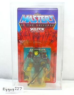 MOTU Skeletor Hong Kong AFA 80 Graded Masters Of The Universe MOC Sealed • $4295