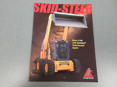 Mustang 2109 Skid Steer Loaders Brochure 8 Page • $20