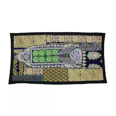 Vintage Embroidered Patchwork Home Decor Bohemian Tapestry Wall Hanging Aq • $19.99