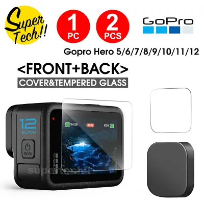 Screen Protector Cover Lens Cap For GoPro Hero 12 11 10 9 8 Black Go Pro Camera • $7.95