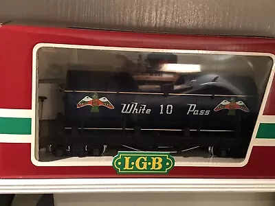 Lgb G Scale White Pass Tank Car  #4080 - W 01 - Limited Edition #10 - New • $95