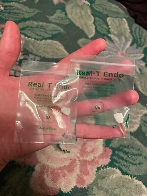 Real T Endo Adex Tooth #8 Lot Of 2x Teeth • $40