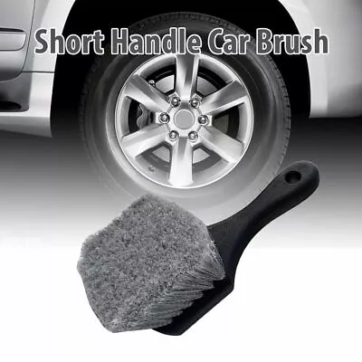 1PC Car Wheel Wash Brush Long Soft Bristle Tire Rim Cleaning Brush With Handle • $18.15