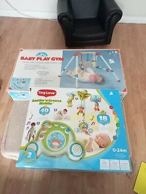 ILLCO Baby Play Gym Baby Toy- Boxed + Tiny Love Soothe & Groove Cot Mobile Boxed • £35