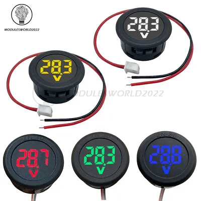 DC4V-100V Voltmeter LED Display Digital Panel Meter Voltage Indicator 5 Color US • $6.99