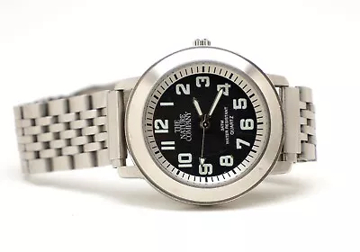 The Nature Company 3ATM Stainless Steel Men's Watch NEEDS Battery • $15