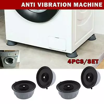 4pcs Washing Machine Support Foot Anti-Vibration Leg Stopper Foot Pads UK • £4.88