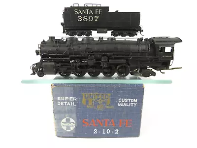 Pacific Fast Mail Brass HO Scale ATSF Santa Fe 2-10-2 Steam Locomotive Painted • $259