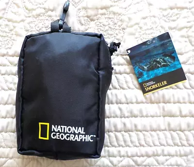 New! NATIONAL GEOGRAPHIC Medium Snorkeler 14  X 26  Mesh Bag Clamshell Case NWT • $14.99