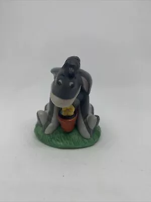 Disney Grolier Winnie The Pooh Eeyore Ceramic Figurine Ornament Collectible • £10.95