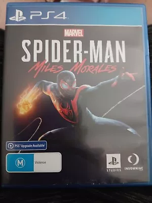Marvel Spider-Man Miles Morales - Sony PlayStation 4 PS4  Free Tracked Postage • $44
