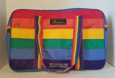 Victor Sport Design Hawaii Insulated Rainbow Tote Duffle Bag Pride Vintage Retro • $26.59