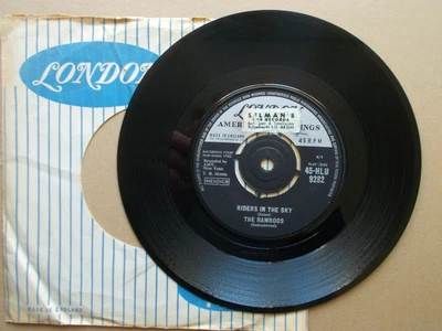 £2.95 • Buy The Ramrods:  Riders In The Sky  B/w  Zig Zag  London 45-HLU 9282.1960. Orig 45.