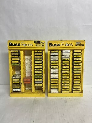 Vintage Buss Auto Fuse Displays - Advertising Sign Gas Station Rack Garage Shop • $89.99