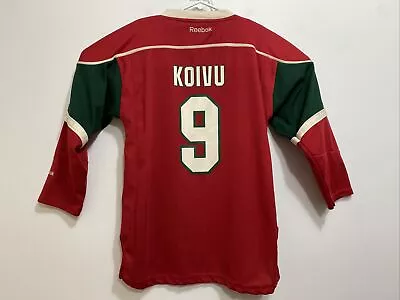 NHL Minnesota WILD Reebok Mikko Koivu Hockey Jersey Shirt USED Youth L/XL Kids • $39.42