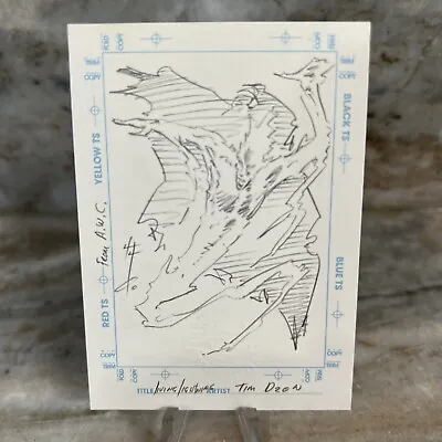 98 Skybox Marvel Creators Collection Living Lighting Sketchagraph Card Tim Dzon • $299.95