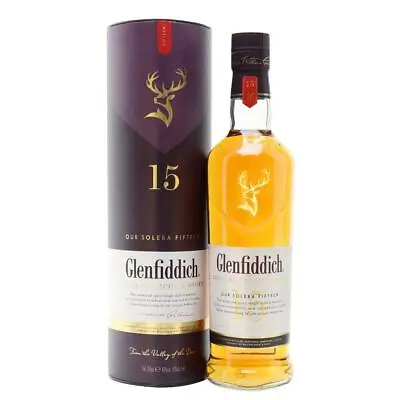 Glenfiddich 15 Year Old Single Malt Scotch Whisky 700ml • $135.19