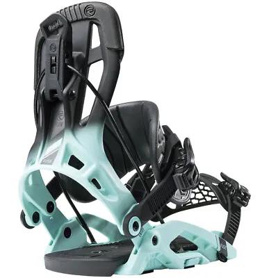 Flow Fuse Hybrid Men's Snowboard Binding Step-In Binding Black Turquoise New • $284.77