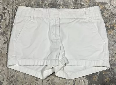 J. Crew Chino Women's White Shorts Size 0 • $14.99