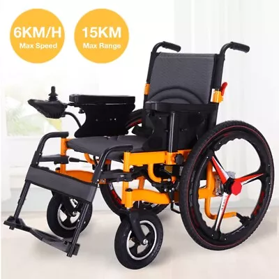 2024 Electric Wheelchair Foldable Long Range Lithium Power Motorised Wheel Chair • $1050