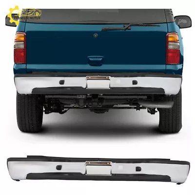 For 2000-2006 Chevy Tahoe Suburban GMC Yukon XL Chrome Rear Complete Bumper • $170.19