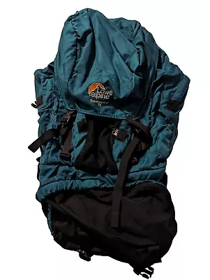 Vintage Lowe Alpine Outback Superpacker 70- Internal Frame Backpack- (Green) • $49.99